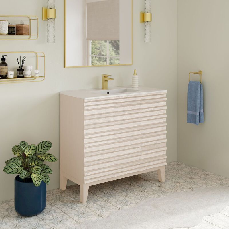Cascade 36" Freestanding Bathroom Vanity with Sink Top image number 5