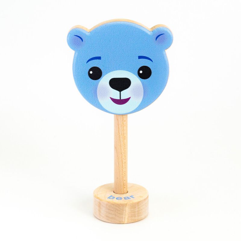 Grasp & Giggle Bear Rattle image number 0