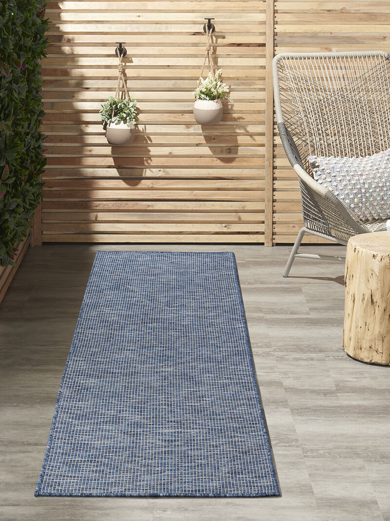 Positano POS01 Navy/Blue 2'2" x 12' Rug image number 1