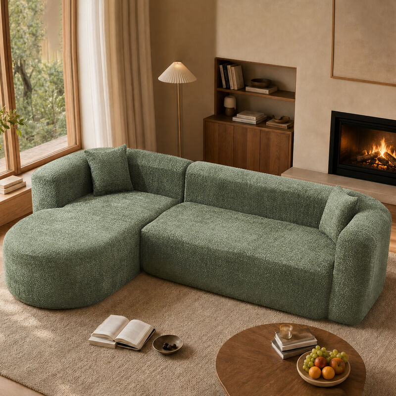 Cetram  L-Shaped Modular Sectional Sofa image number 1