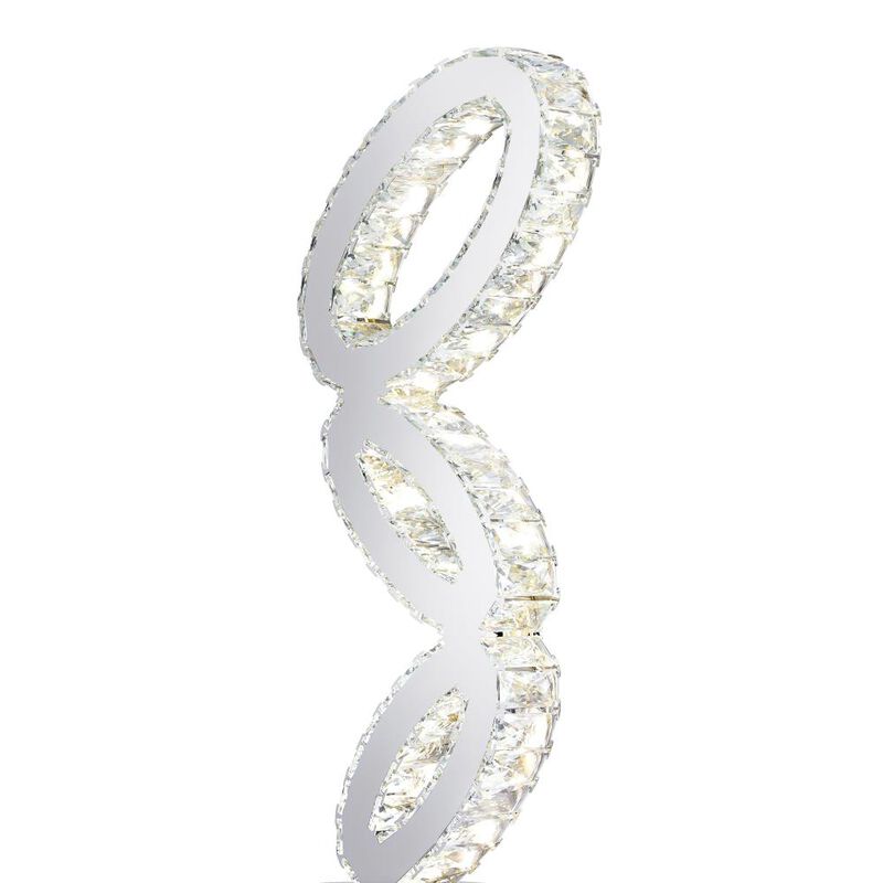 Balanced LED Table Lamp With Chrome Finish