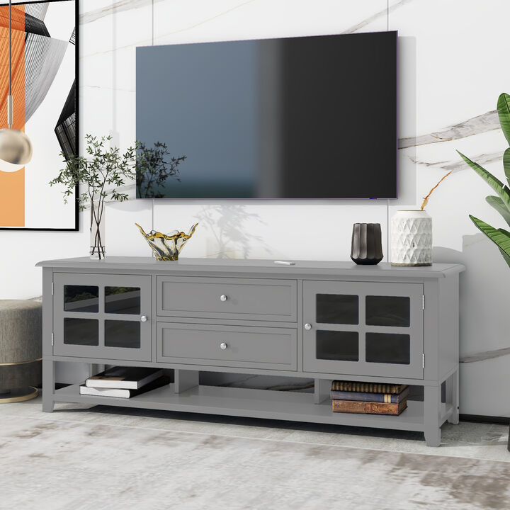 Merax Modern TV Stand Storage Cabinet for Living Room