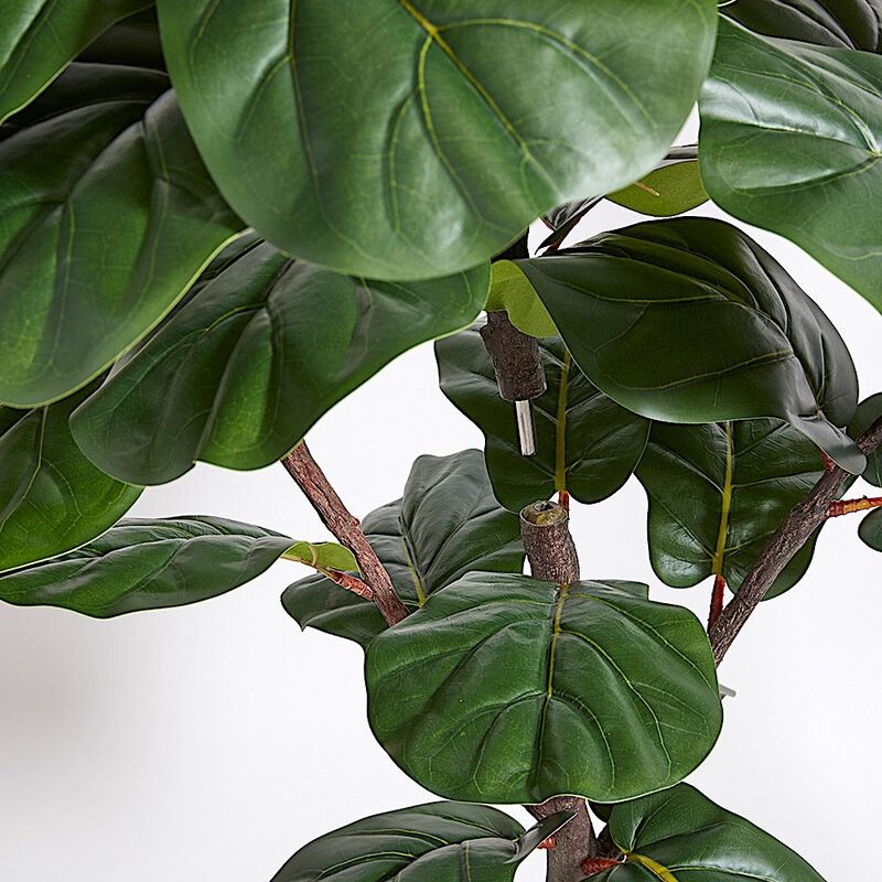 Artificial Fiddle Leaf Fig Tree with Artisan Planter image number 6