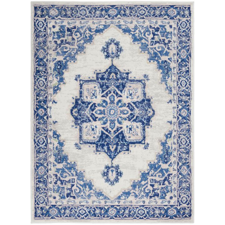 HomeRoots Medallion Area Rug