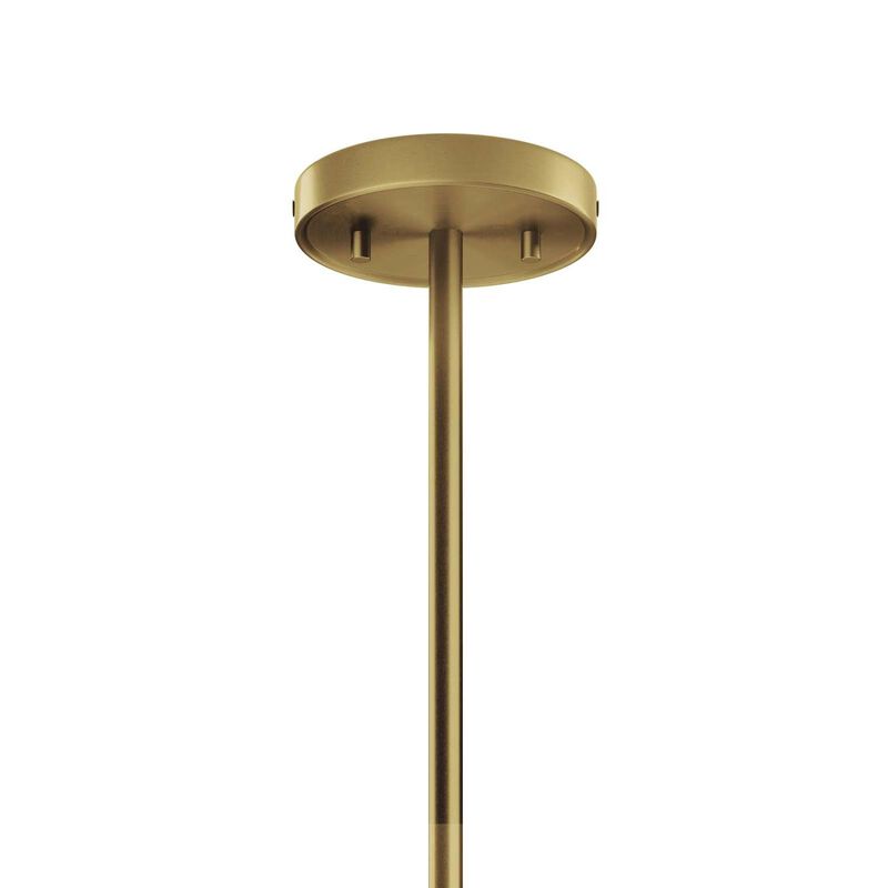 Beacon 6-Light Chandelier in Clear Satin Brass image number 5