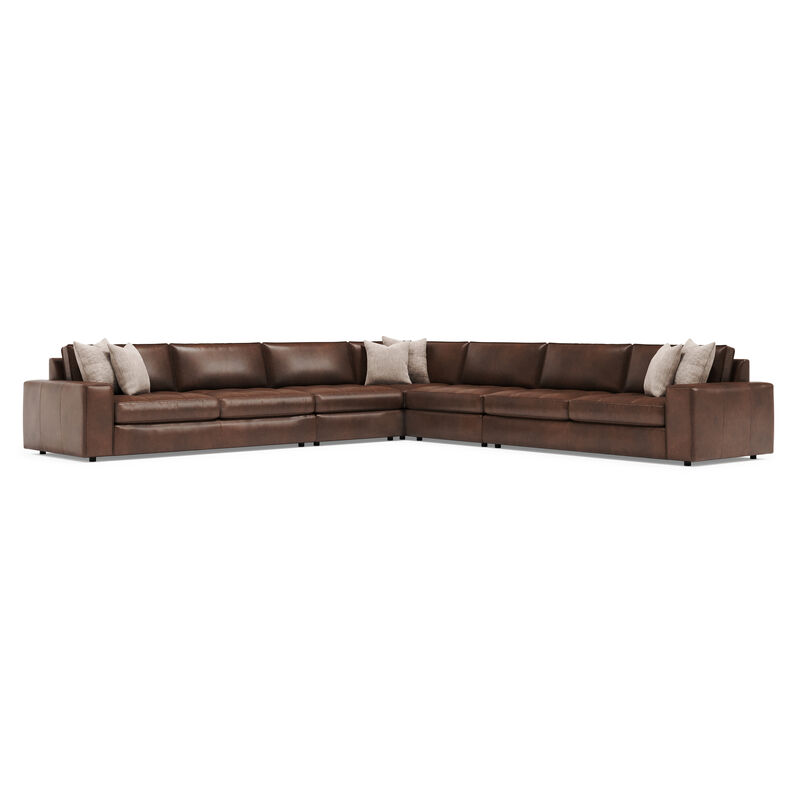 Nest Leather Sectional image number 1