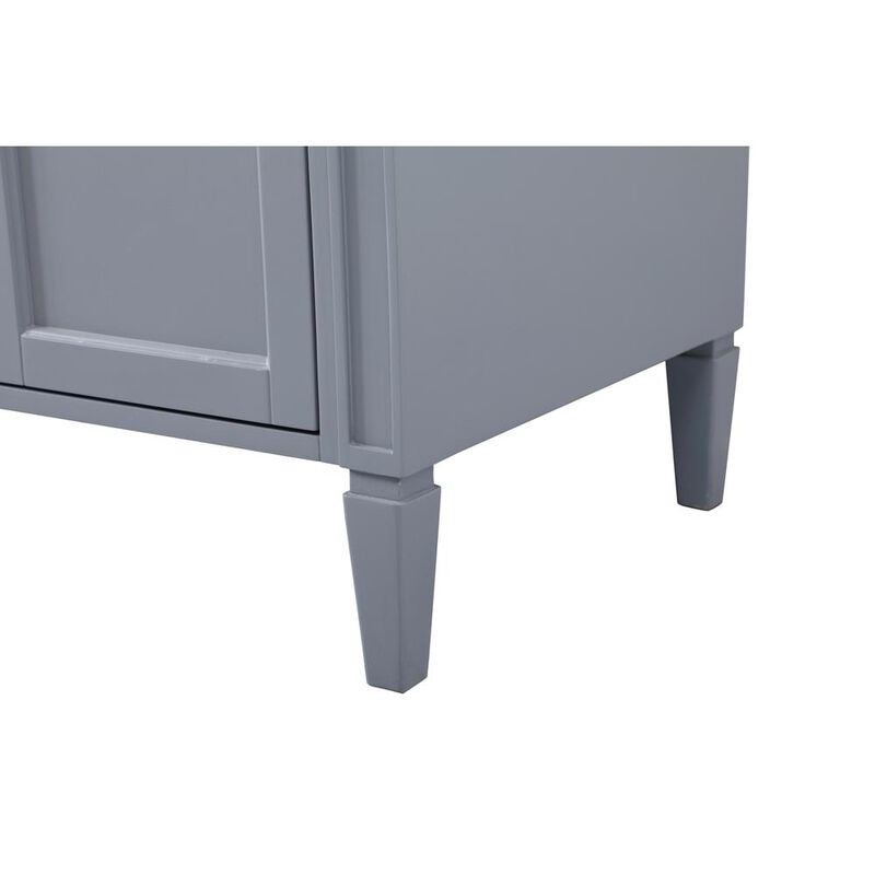 Elegant Kitchen and Bath 72 inch double bathroom vanity in grey