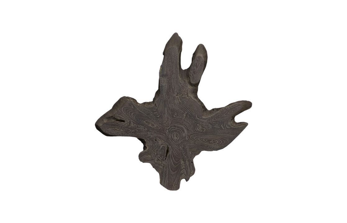 Freeform Teak Wall Slice