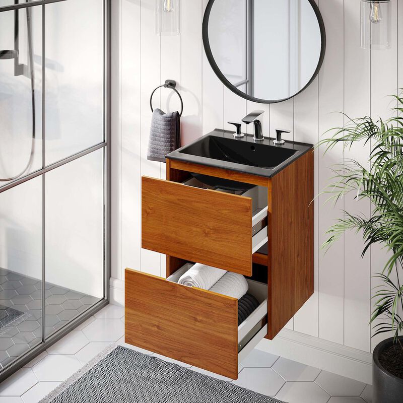 Scenic 18" Wall-Mount Bathroom Vanity image number 8