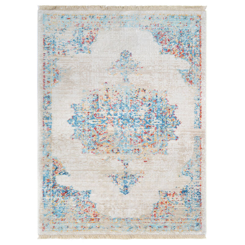 RUGSOTIC CARPETS MACHINE MADE POLYESTER AREA RUGS  - Rectangle Shape, Classic Oriental Traditional  Design, Low Pile Machine Made Area Rugs (M00068) image number 0