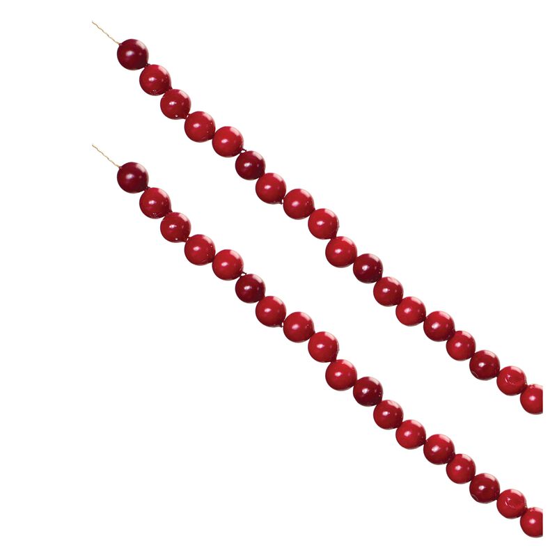 Cranberry String Garland Set of 2 for Festive Home Displays