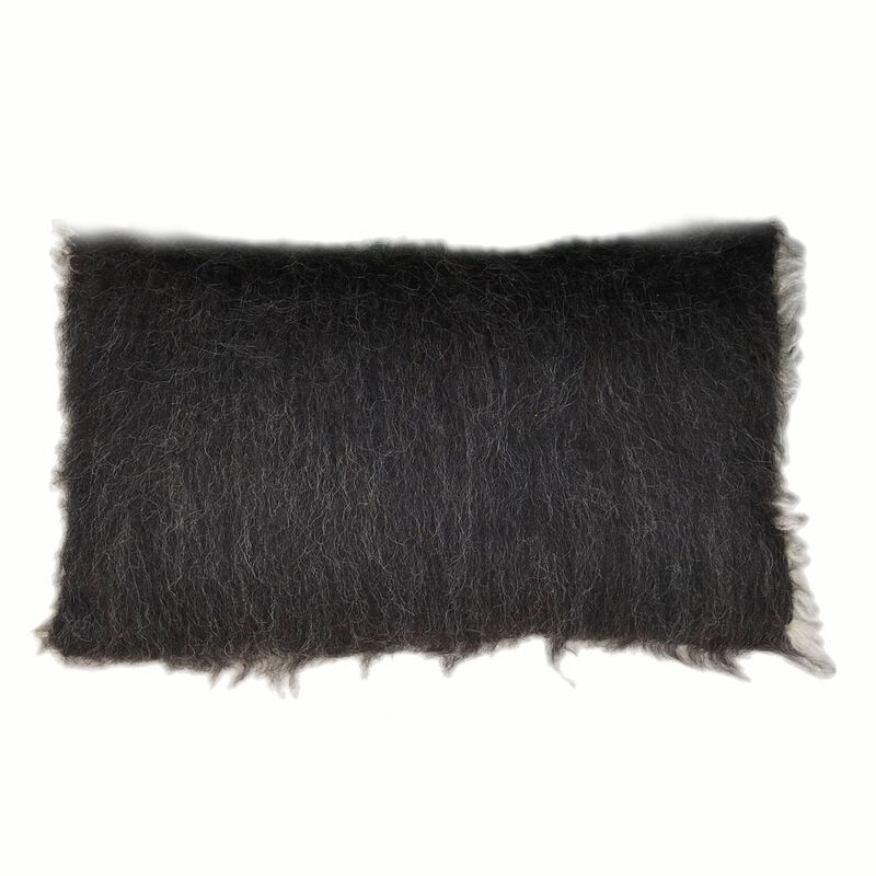 Diamond rectangle cushion black image number 2