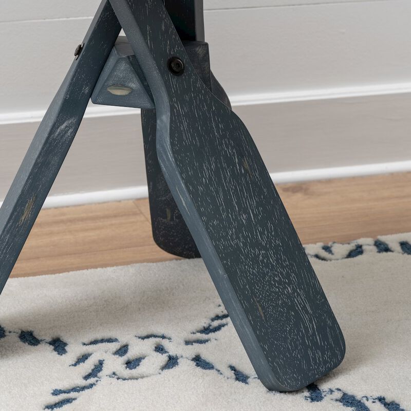 Linon Omar Side Table Blue image number 3
