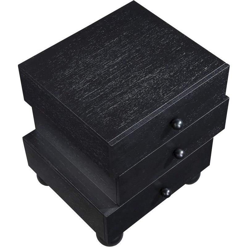 Meridian Furniture Askew Black Night Stand