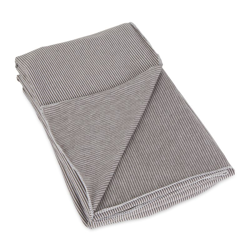 Bucky Jersey Stripe - Blanket Scarf - Taupe Stripe