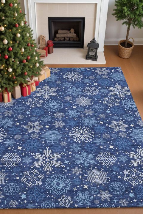 Merry & Bright MY25 Navy 9' x 12' Rug