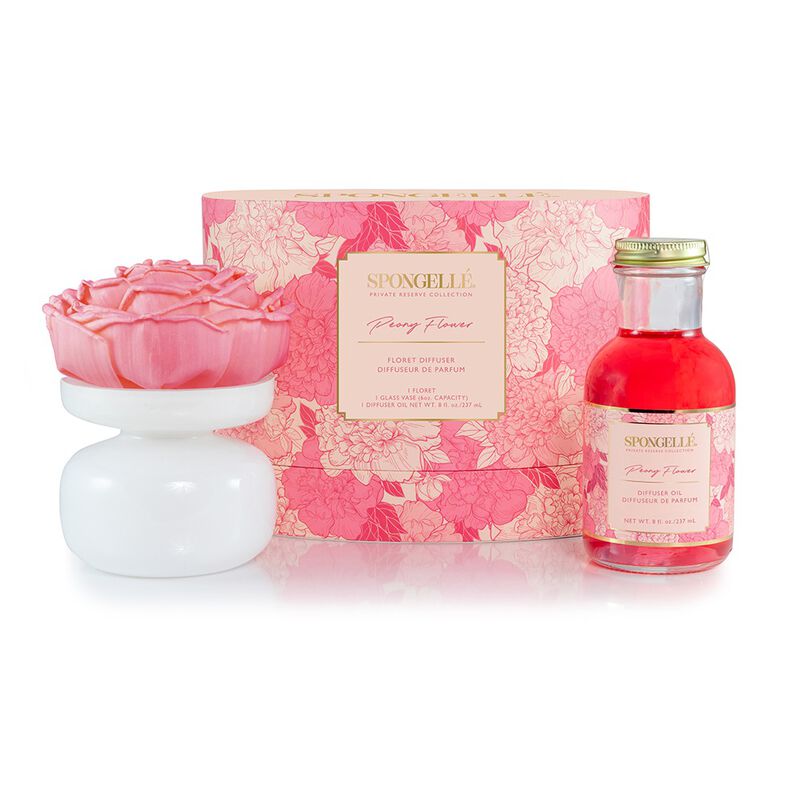 PRIVATE RESERVE FLORET DIFFUSER GIFT SET - PEONY FLOWER