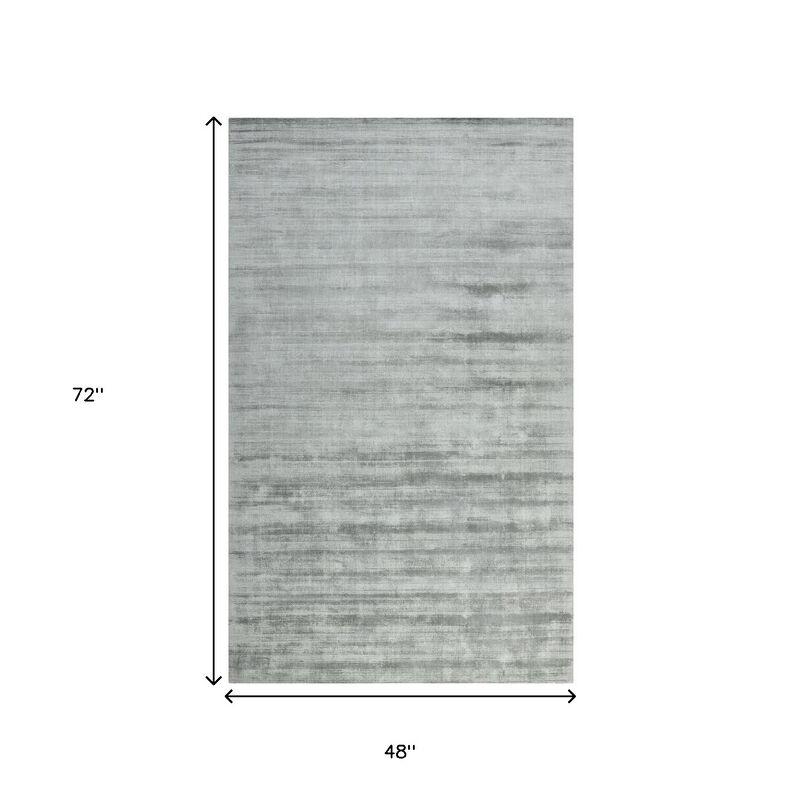HomeRoots Abstract Hand Woven Area Rug image number 5