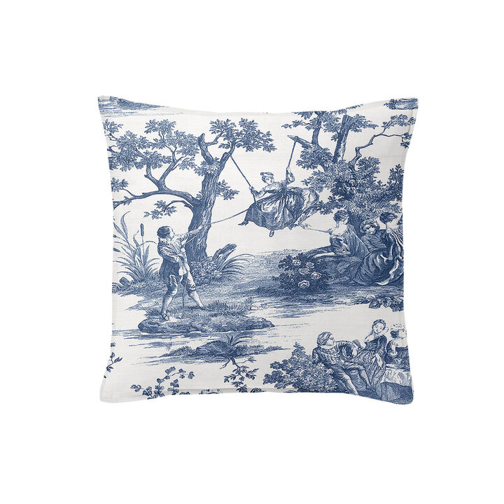 6ix Tailors Fine Linens Malaika Blue Decorative Throw Pillows