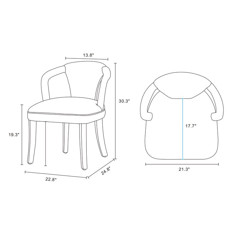 Palmer Gray Dining Chair