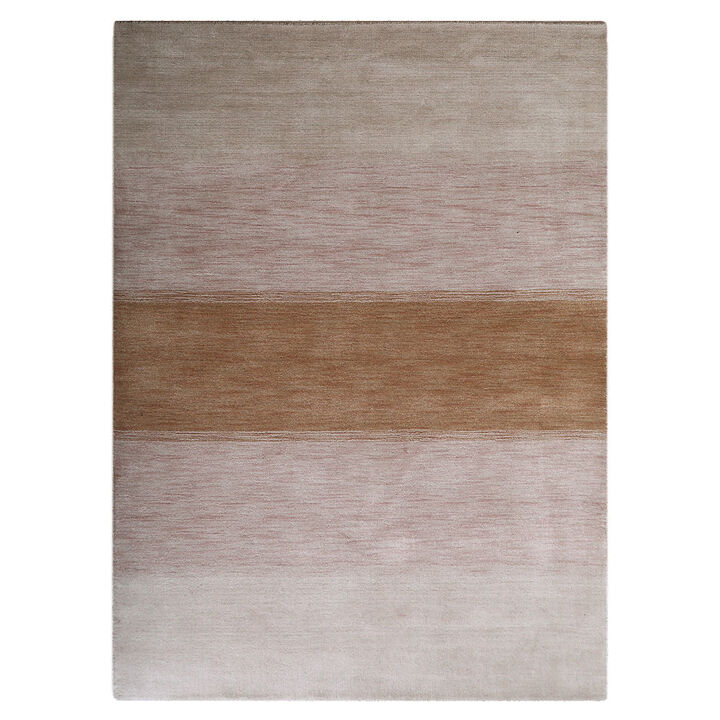 RUGSOTIC CARPETS HAND KNOTTED LOOM WOOL ECO-FRIENDLY AREA RUGS  - Rectangle, Contemporary Modern Design, High Pile Thick Handmade Anti Skid Rugs for Living Room (L00215)