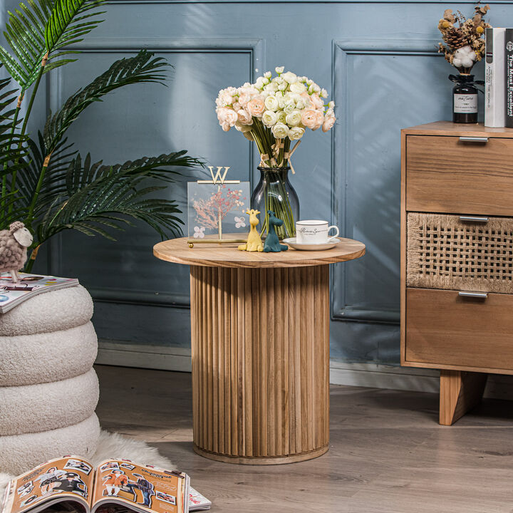 Table End Side Storage Wooden Tray