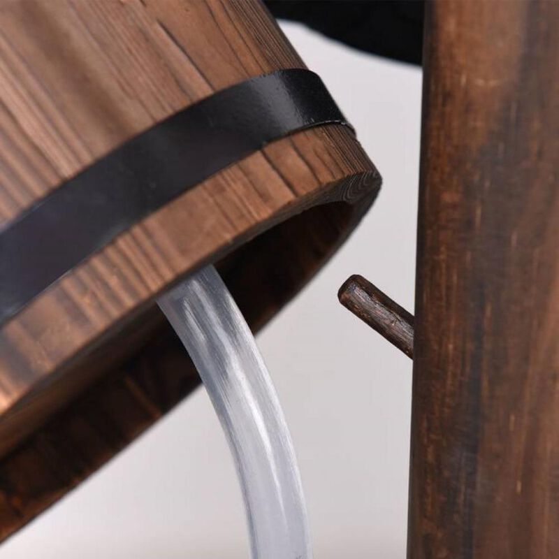 Outdoor Patio Garden Wishing Well Water Fountain with Pump for Charming Water Flow and Tranquil Garden Ambiance