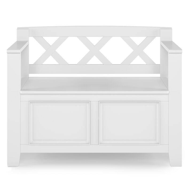 Simpli Home Amherst Small Entryway Storage Bench image number 2