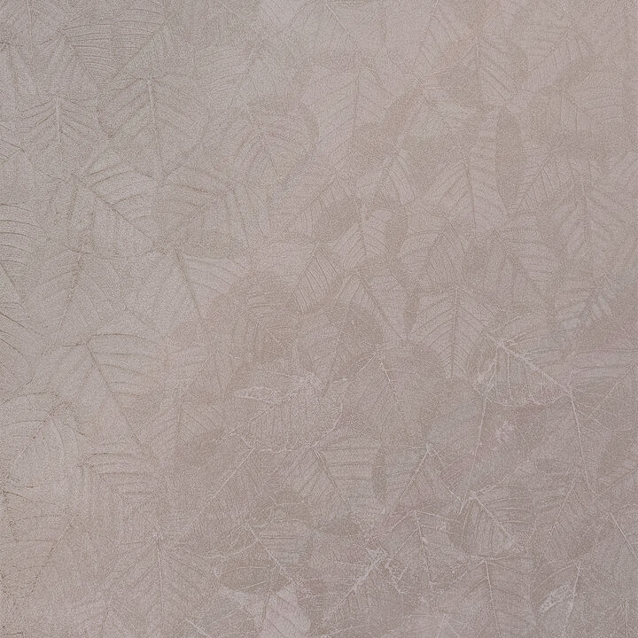Luminous Leaf Collage on Foil with Ultra Fine Emboss Wallpaper