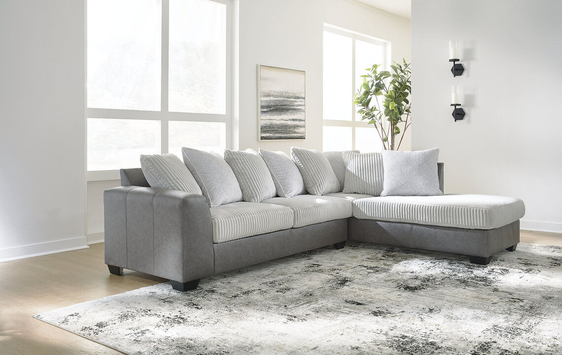 Clairette Court 2-Piece Sectional with Chaise