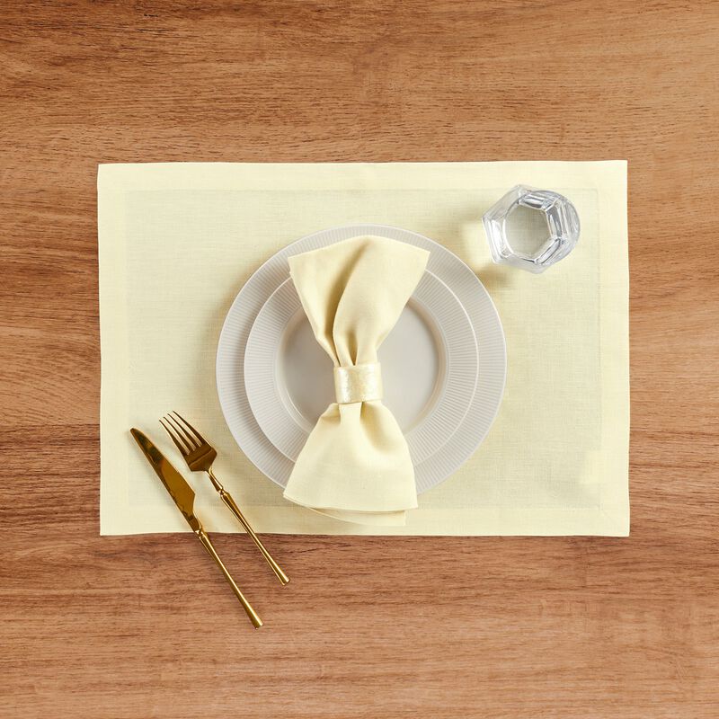 Christmas Linen Placemats 14 x 19 in Set of 4 - Diana, Solino Home