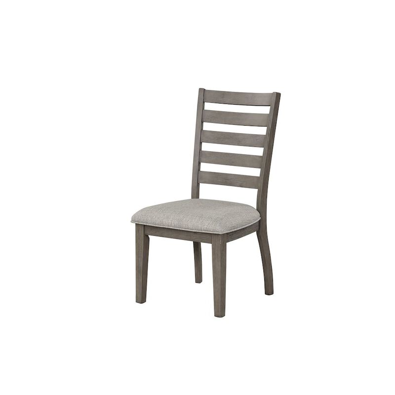 Will Side Chair In Gray / Brown Finish