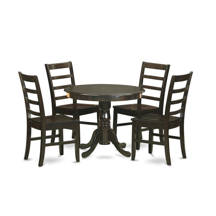 5 Pc small Kitchen Table set- Table plus 4 Kitchen Dining Chairs