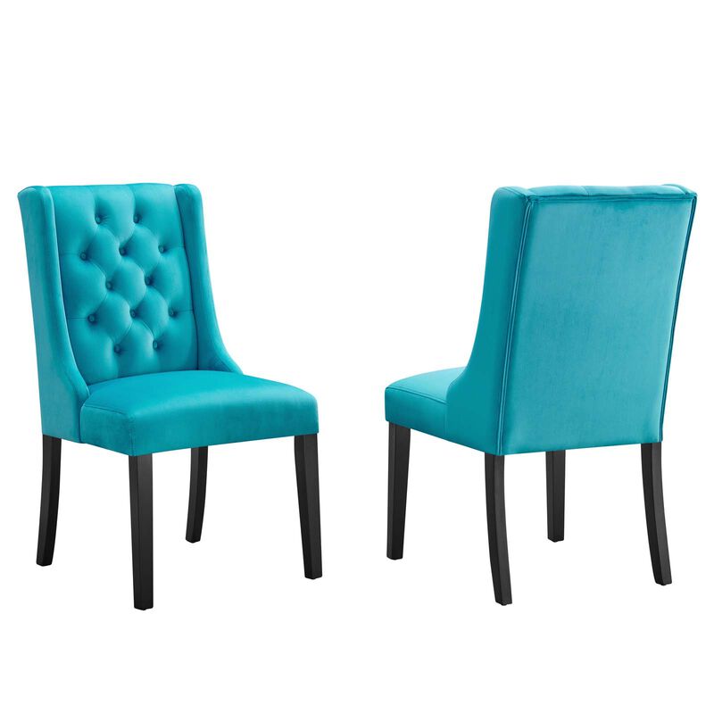 Baronet Performance Velvet Dining Chairs - Set of 2 image number 0