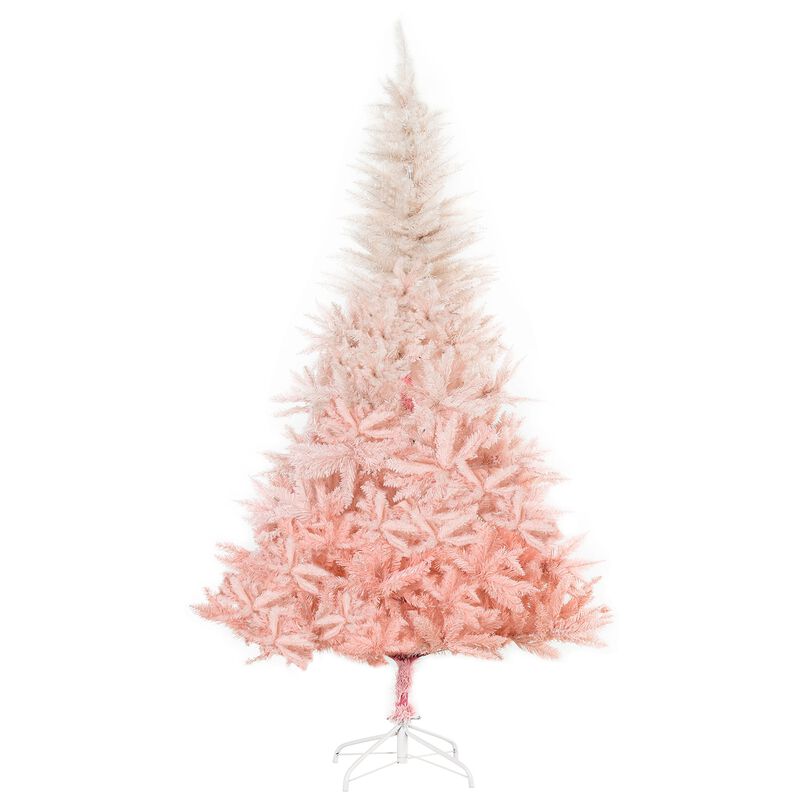 6ft Unlit Spruce Artificial Christmas Tree with Realistic Branches and 800 Tips