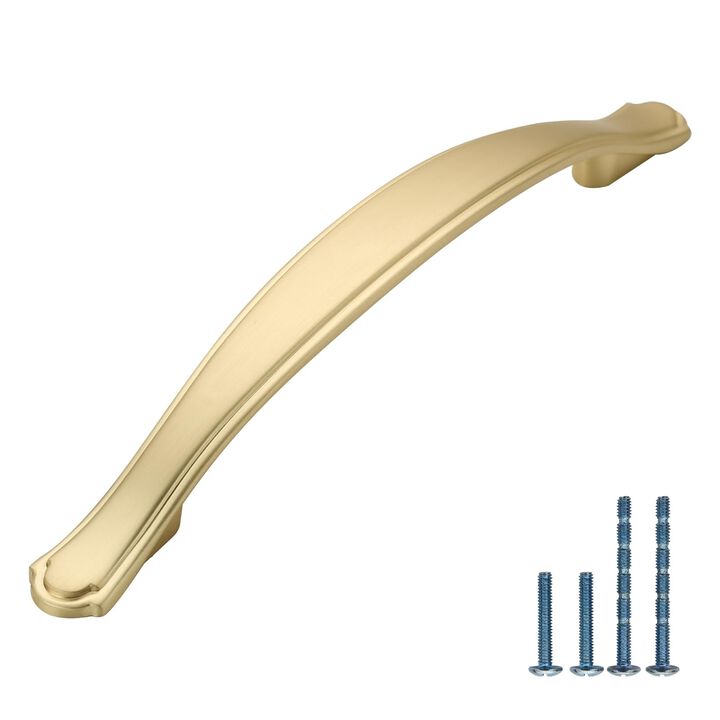 AOOTOCH 10 Pack Brushed Gold Cabinet Pulls 5 Inch Kitchen Cabinet Handles Kitchen Handles for Cabinets Gold Drawer Pulls Dresser