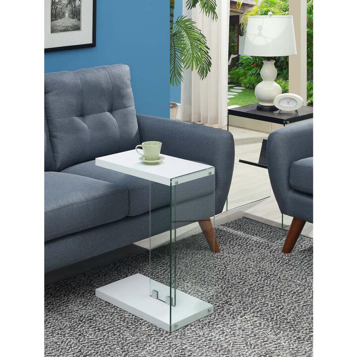 Convenience Concepts SoHo C End Table, White