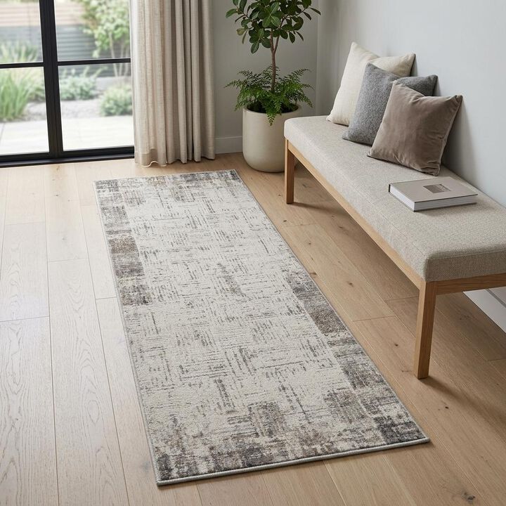 HomeRoots Abstract Runner Rug