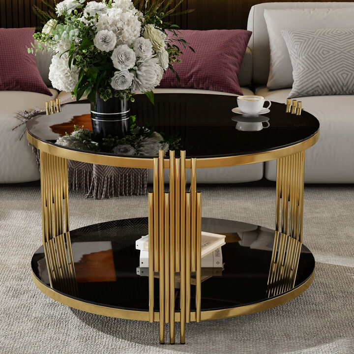 Fumfat Glass Coffee Table