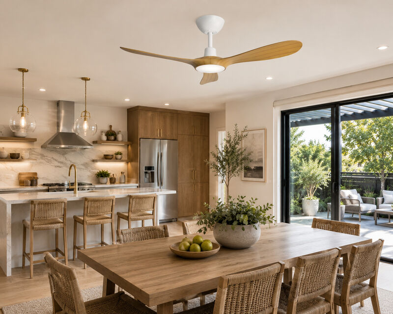 ENLIGHT 60" Smart DC Ceiling Fan, IP66 Outdoor/Coastal Rated, Matter Smart Home Integration, 3 Blades image number 4