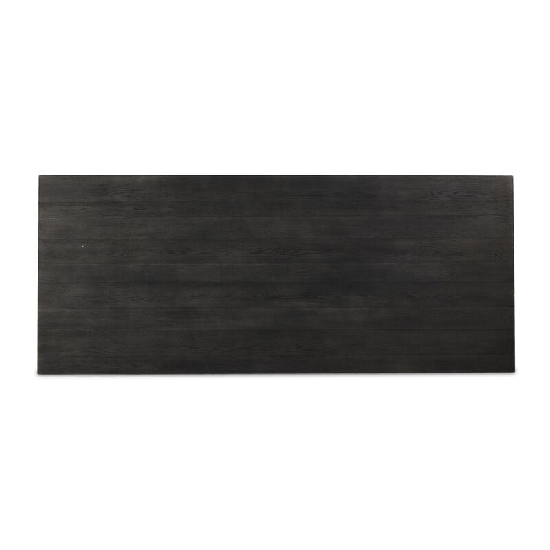 Munich 96" Ebony Oak Dining Table
