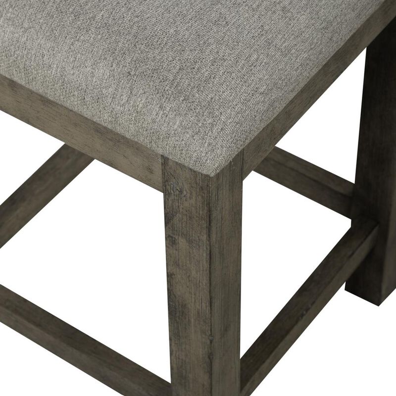 Liberty Furniture Uph Console Stool Contemporary Grey in Dusty Taupe Finish image number 5