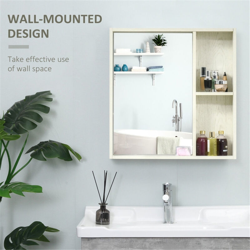 Wall Mounted Cabinet with Single/Double Doors for Bathroom or Kitchen