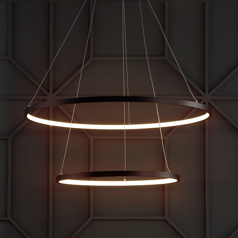 Brice 24" Round Integrated LED Metal Pendant