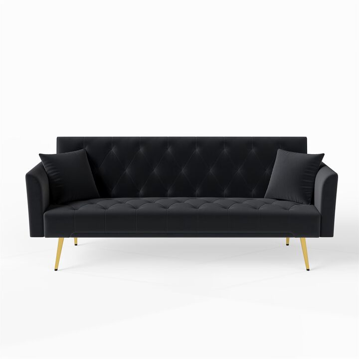 Limpis 72 inch foldable sleeper sofa