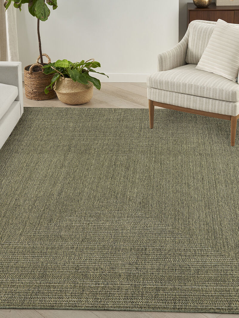 Tulum TLM04 Olive 9' x 12' Rug image number 1