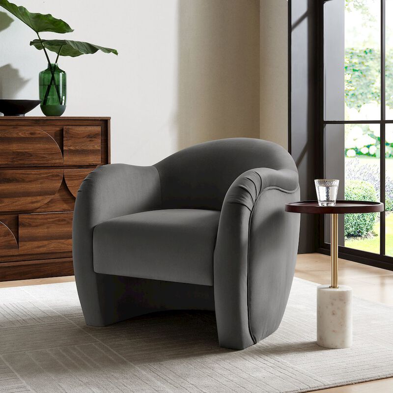 Compose Performance Velvet Accent Chair image number 7