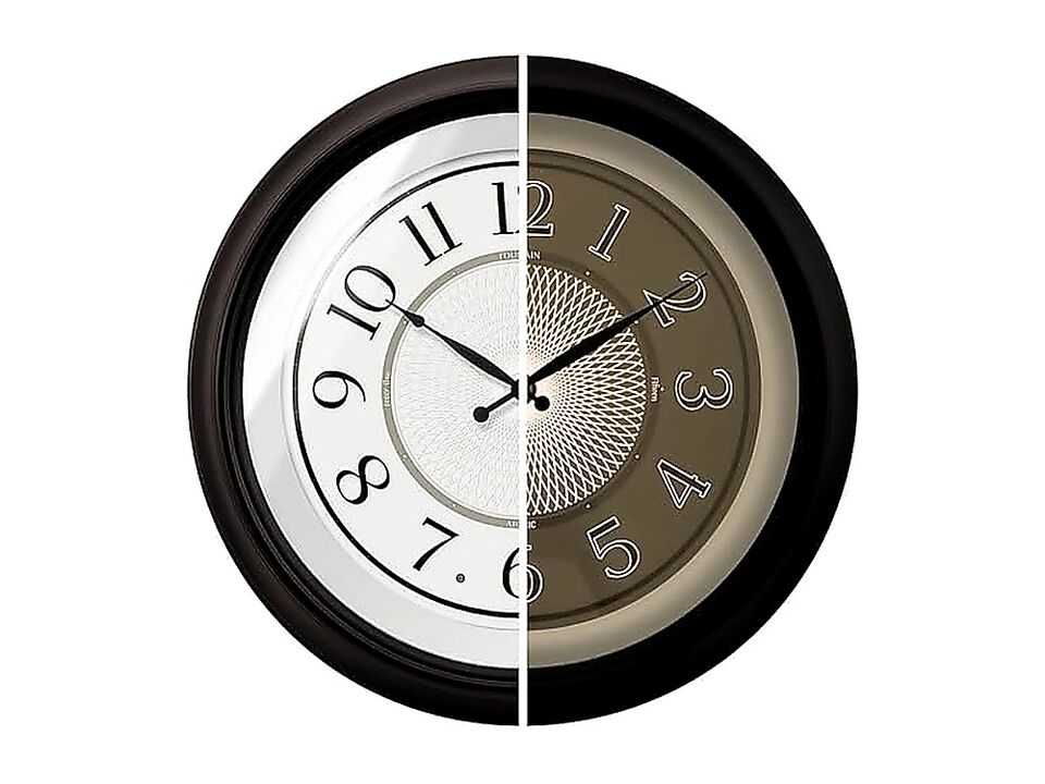 Galaxy 18 Inch Luminous Atomic Wall Clock Night Light Illuminated Smart Sensor