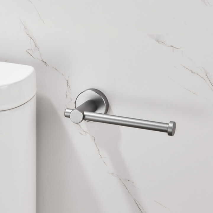 Wall-Mounted Toilet Paper Holder, Thick Space Aluminum