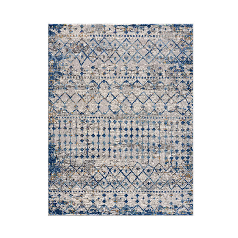 108x78 inch Moroccan Global Woven Area Rug
